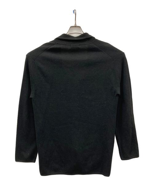 BURBERRY BLACK LABEL（バーバリーブラックレーベル）BURBERRY BLACK LABEL (バーバリーブラックレーベル) ニットテーラードジャケット ブラック サイズ:3の古着・服飾アイテム
