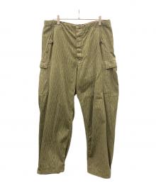 旧東ドイツ軍（旧東ドイツ軍）の古着「レインカモカーゴパンツ」｜オリーブ