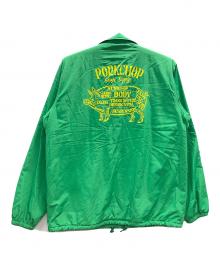 PorkChop（ポークチョップ）の古着「コーチジャケット」｜グリーン
