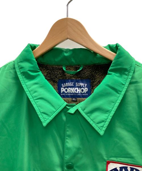 PorkChop（ポークチョップ）PorkChop (ポークチョップ) コーチジャケット グリーン サイズ:XLの古着・服飾アイテム