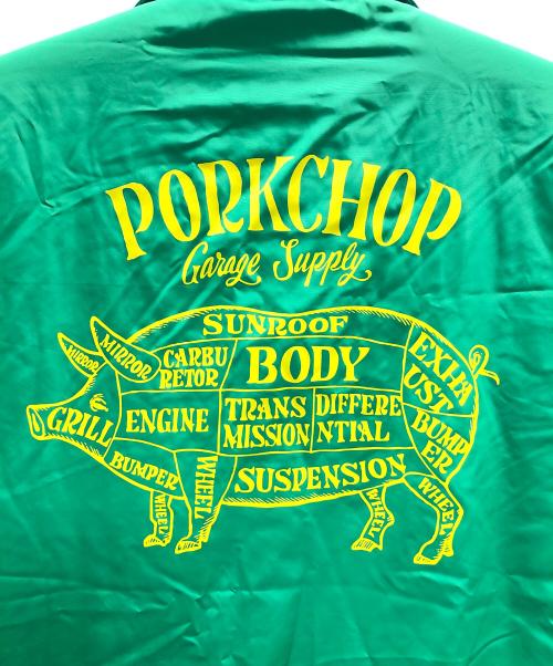 PorkChop（ポークチョップ）PorkChop (ポークチョップ) コーチジャケット グリーン サイズ:XLの古着・服飾アイテム