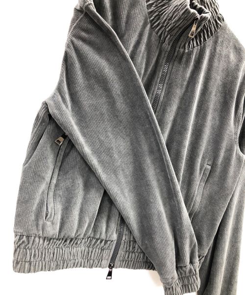 MONCLER（モンクレール）MONCLER (モンクレール) コーデュロイブルゾン グレー サイズ:Sの古着・服飾アイテム