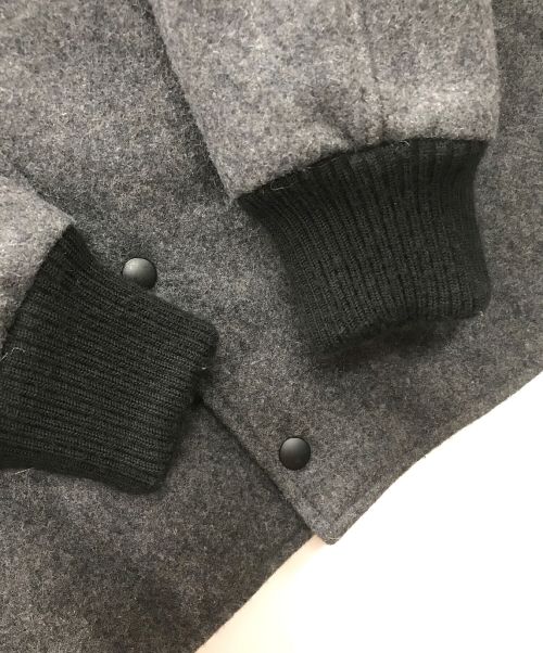 CROPPED HEADS（クロップドヘッズ）CROPPED HEADS (クロップドヘッズ) ウールスタジャン グレー サイズ:Mの古着・服飾アイテム