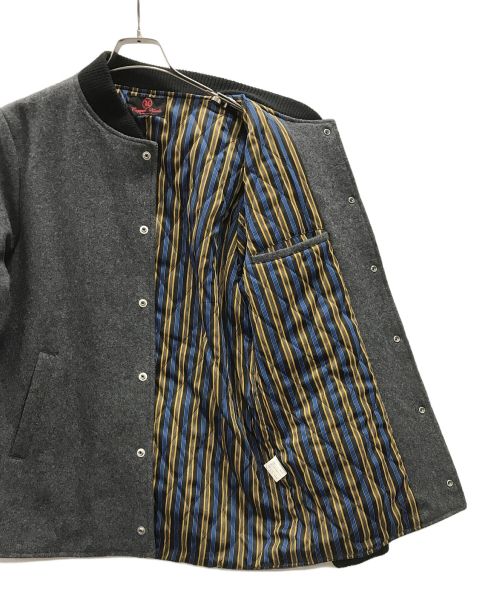 CROPPED HEADS（クロップドヘッズ）CROPPED HEADS (クロップドヘッズ) ウールスタジャン グレー サイズ:Mの古着・服飾アイテム