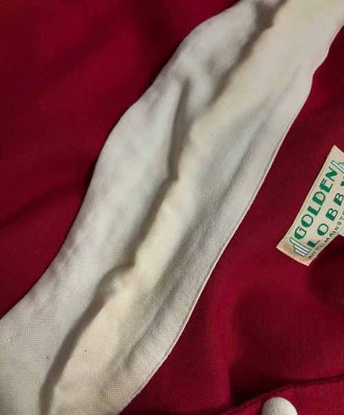 GOLDEN LOBBY（ゴールデンロビー）GOLDEN LOBBY (ゴールデンロビー) ボーリングシャツ レッド サイズ:38の古着・服飾アイテム