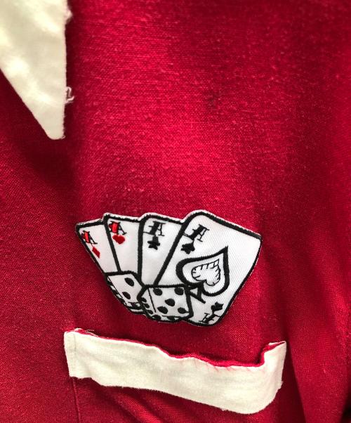 GOLDEN LOBBY（ゴールデンロビー）GOLDEN LOBBY (ゴールデンロビー) ボーリングシャツ レッド サイズ:38の古着・服飾アイテム