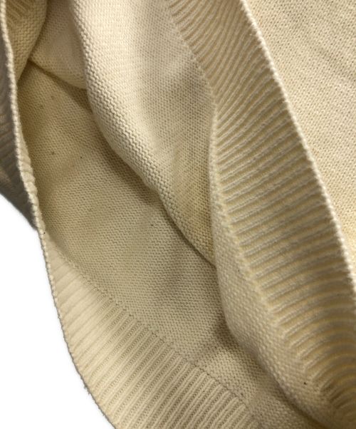 HUF（ハフ）HUF (ハフ) ニット HORUS JACQUARD SWEATER（ホルス ジャガード セーター） アイボリー×ブラック サイズ:XLの古着・服飾アイテム