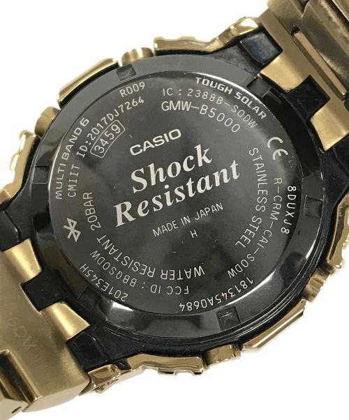 CASIO（カシオ）CASIO (カシオ) 腕時計 ソーラー充電　G-SHOCK（ジーショック） ブラック×ゴールド サイズ:実寸サイズにてご確認ください。の古着・服飾アイテム