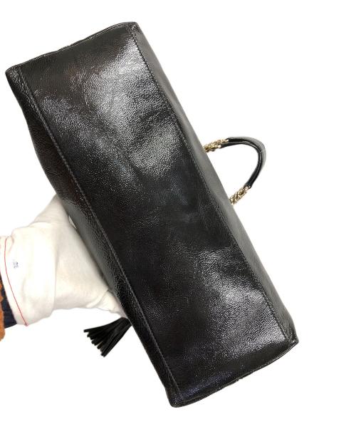 GUCCI（グッチ）GUCCI (グッチ) ソーホー インターロッキングG（ジー） チェーンショルダーバッグ ブラック サイズ:実寸サイズにてご確認下さい。の古着・服飾アイテム