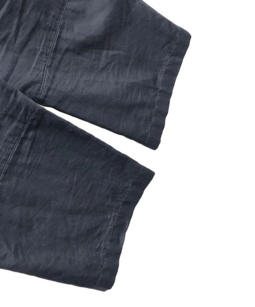 OAMC（オーエーエムシー）OAMC (オーエーエムシー) クロップドドローコード トラウザーズパンツ ネイビー サイズ:XSMALLの古着・服飾アイテム