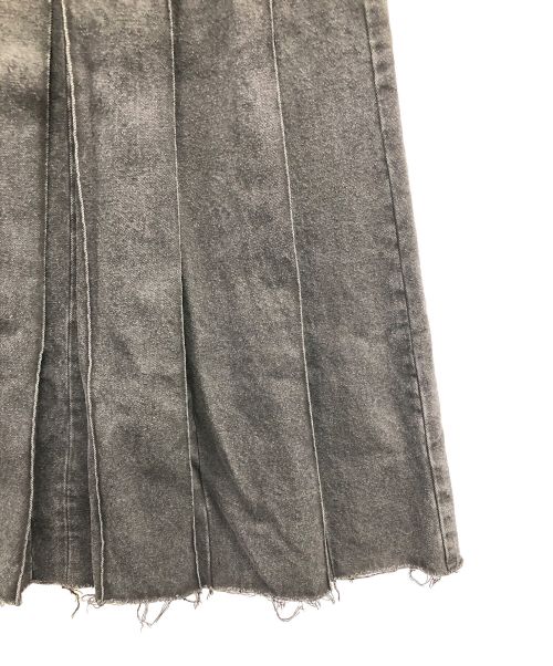 MAISON SPECIAL（メゾンスペシャル）MAISON SPECIAL (メゾンスペシャル) スカート Pleated Denim Skirt(プリーツデニムスカート) ブラック サイズ:38 未使用品の古着・服飾アイテム