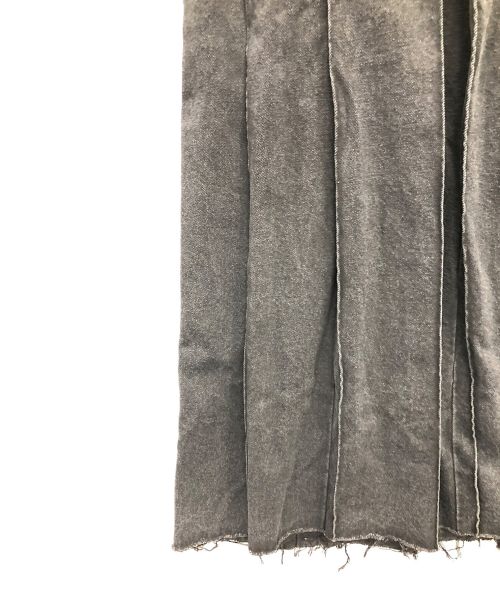MAISON SPECIAL（メゾンスペシャル）MAISON SPECIAL (メゾンスペシャル) スカート Pleated Denim Skirt(プリーツデニムスカート) ブラック サイズ:38 未使用品の古着・服飾アイテム