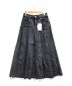 MAISON SPECIAL（メゾンスペシャル）の古着「スカート Pleated Denim Skirt(プリーツデニムスカート)」｜ブラック
