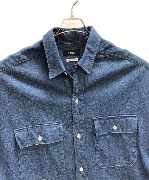 hanei（ハネイ）hanei (ハネイ) デニムシャツ ネイビー サイズ:2の古着・服飾アイテム