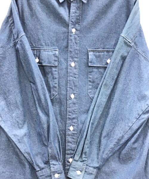 hanei（ハネイ）hanei (ハネイ) デニムシャツ ネイビー サイズ:2の古着・服飾アイテム