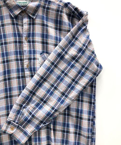 L'Hermine（エルミン）L'Hermine (エルミン) グランパシャツ サイズ:不明の古着・服飾アイテム