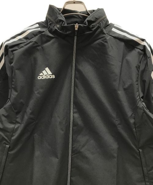 adidas（アディダス）adidas (アディダス) トレーニングウェア オールウェザージャケット ブラック サイズ:Lの古着・服飾アイテム