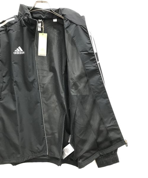 adidas（アディダス）adidas (アディダス) トレーニングウェア オールウェザージャケット ブラック サイズ:Lの古着・服飾アイテム