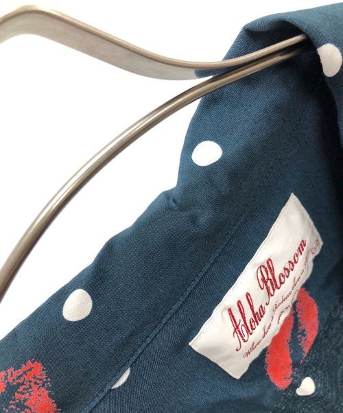 Aloha Blossom（アロハブロッサム）Aloha Blossom (アロハブロッサム) アロハシャツ ネイビー サイズ:44の古着・服飾アイテム