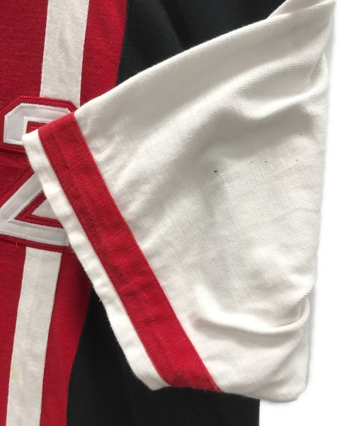 KARL KANI（カールカナイ）KARL KANI (カールカナイ) ヴィンテージゲームシャツ ブラック×ホワイト×レッド サイズ:XLの古着・服飾アイテム