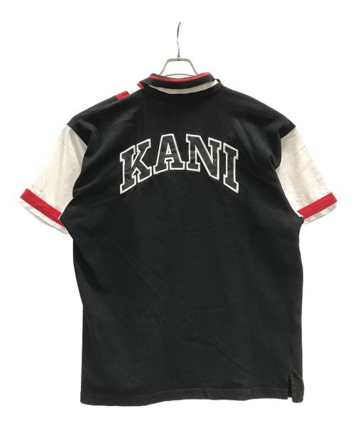 KARL KANI（カールカナイ）KARL KANI (カールカナイ) ヴィンテージゲームシャツ ブラック×ホワイト×レッド サイズ:XLの古着・服飾アイテム