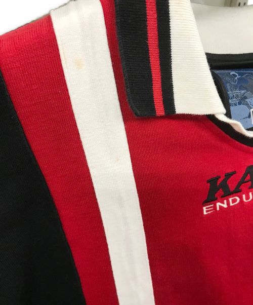 KARL KANI（カールカナイ）KARL KANI (カールカナイ) ヴィンテージゲームシャツ ブラック×ホワイト×レッド サイズ:XLの古着・服飾アイテム