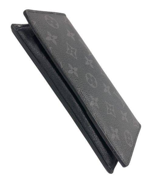 LOUIS VUITTON（ルイ ヴィトン）LOUIS VUITTON (ルイ ヴィトン) 長財布 ポルトフォイユ･ブラザ モノグラム・エクリプス サイズ:実寸サイズにてご確認ください。の古着・服飾アイテム