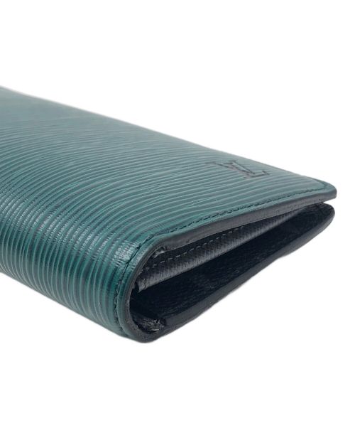 LOUIS VUITTON（ルイ ヴィトン）LOUIS VUITTON (ルイ ヴィトン) 二つ折り長財布 エピ ポルトフォイユ ブラザ グリーン サイズ:実寸サイズにてご確認ください。の古着・服飾アイテム