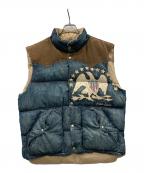 Denim & Supply Ralph Laurenデニム＆サプライ ラルフローレン）の古着「デニムダウンベスト」｜インディゴ