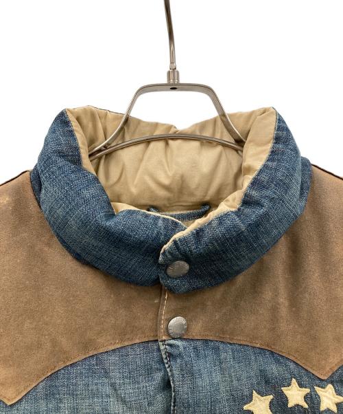 Denim & Supply Ralph Lauren（デニム＆サプライ ラルフローレン）DENIM & SUPPLY RALPH LAUREN (デニム＆サプライ ラルフローレン) デニムダウンベスト インディゴ サイズ:実寸サイズにてご確認ください。の古着・服飾アイテム