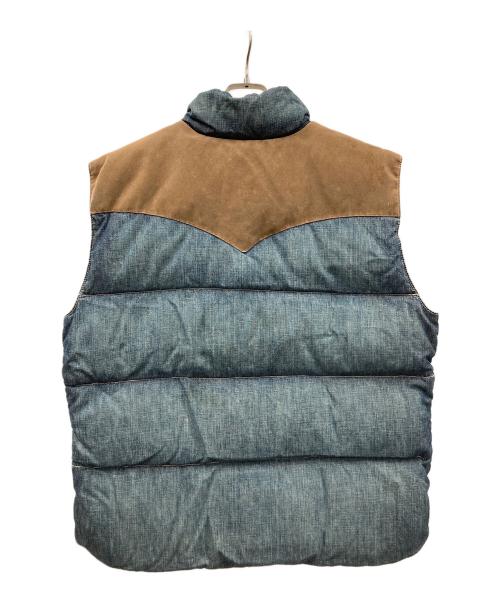 Denim & Supply Ralph Lauren（デニム＆サプライ ラルフローレン）DENIM & SUPPLY RALPH LAUREN (デニム＆サプライ ラルフローレン) デニムダウンベスト インディゴ サイズ:実寸サイズにてご確認ください。の古着・服飾アイテム