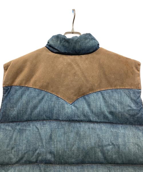 Denim & Supply Ralph Lauren（デニム＆サプライ ラルフローレン）DENIM & SUPPLY RALPH LAUREN (デニム＆サプライ ラルフローレン) デニムダウンベスト インディゴ サイズ:実寸サイズにてご確認ください。の古着・服飾アイテム
