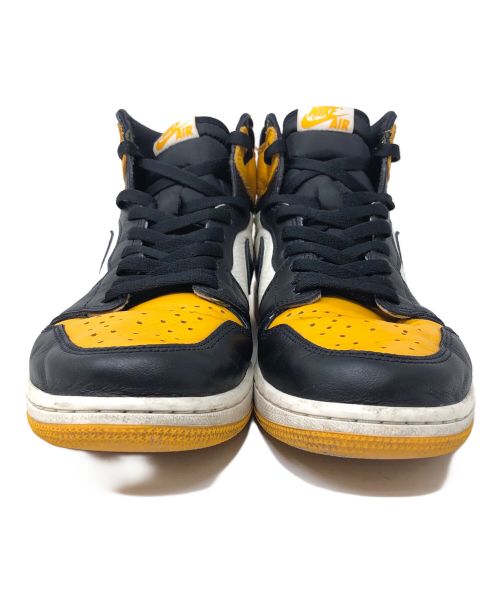 NIKE（ナイキ）NIKE (ナイキ) ハイカットスニーカー AIR JORDAN 1 RETRO HIGH OG TAXI (エア ジョーダン 1 レトロ ハイ オリジナル タクシー) イエロー×ブラック サイズ:28cmの古着・服飾アイテム