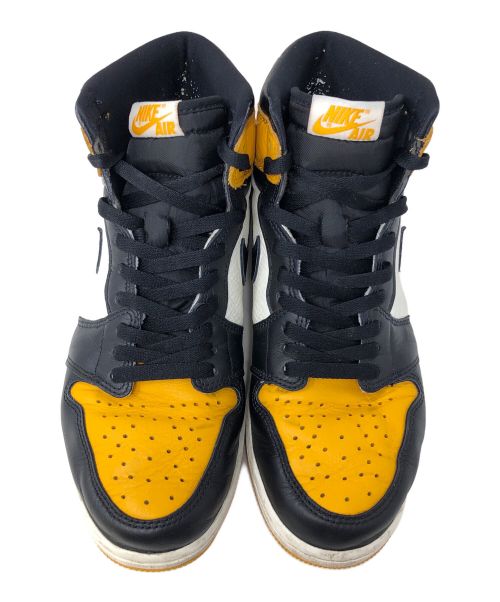 NIKE（ナイキ）NIKE (ナイキ) ハイカットスニーカー AIR JORDAN 1 RETRO HIGH OG TAXI (エア ジョーダン 1 レトロ ハイ オリジナル タクシー) イエロー×ブラック サイズ:28cmの古着・服飾アイテム