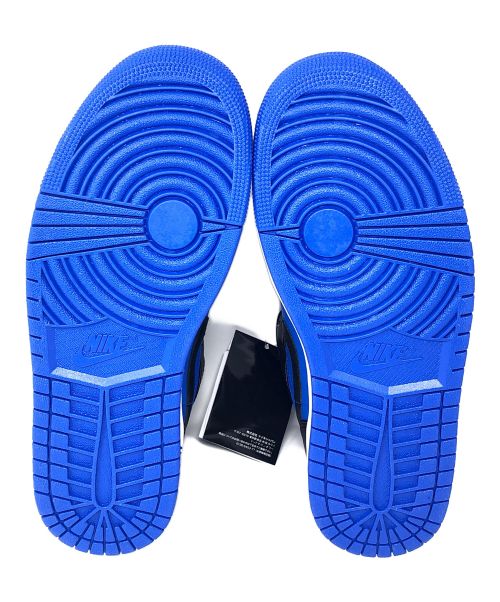 NIKE（ナイキ）NIKE (ナイキ) スニーカー AIR JORDAN 1 MID(ナイキ エア ジョーダン 1 ミッド) ブラック×ブルー サイズ:28cm 未使用品の古着・服飾アイテム