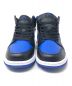 NIKE (ナイキ) スニーカー AIR JORDAN 1 MID(ナイキ エア ジョーダン 1 ミッド) ブラック×ブルー サイズ:28cm 未使用品：18000円