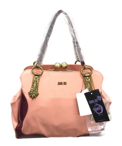ANNA SUI（アナスイ）ANNA SUI (アナスイ) 2WAYバッグ ショルダーバッグ ハンドバッグ 鬼滅の刃 竈門禰豆子モデル ピンク サイズ:実寸サイズにてご確認ください。 未使用品の古着・服飾アイテム