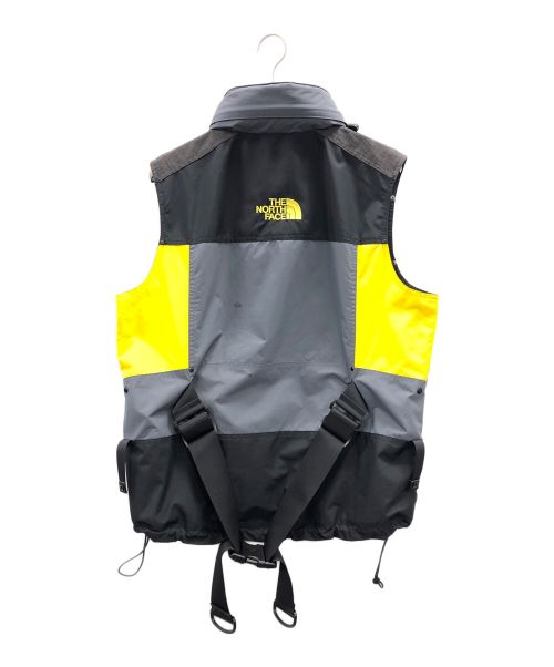 THE NORTH FACE（ザ ノース フェイス）THE NORTH FACE (ザ ノース フェイス) ベスト STEEPTECH ブラック×イエロー サイズ:実寸サイズにてご確認ください。の古着・服飾アイテム