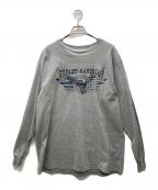 HARLEY-DAVIDSONハーレーダビッドソン）の古着「ロングスリーブTシャツ」｜グレー