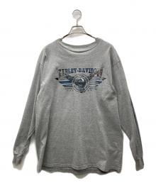 HARLEY-DAVIDSON（ハーレーダビッドソン）の古着「ロングスリーブTシャツ」｜グレー