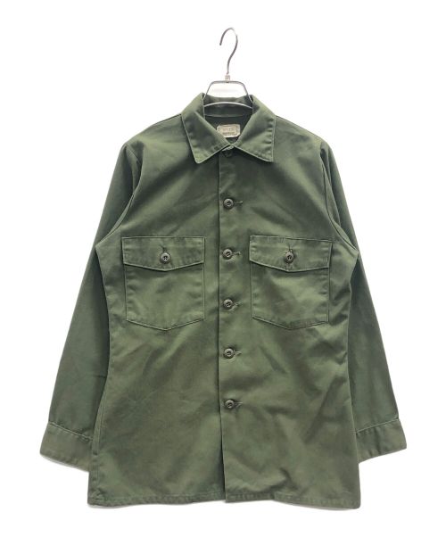 shirt（シャツ）shirt (シャツ) ユーティリティシャツ カーキ サイズ:14 1/2の古着・服飾アイテム