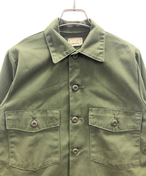 shirt（シャツ）shirt (シャツ) ユーティリティシャツ カーキ サイズ:14 1/2の古着・服飾アイテム