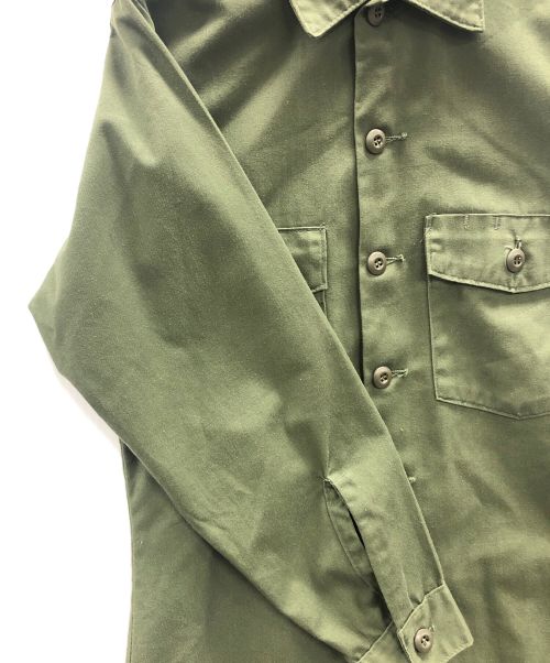 shirt（シャツ）shirt (シャツ) ユーティリティシャツ カーキ サイズ:14 1/2の古着・服飾アイテム