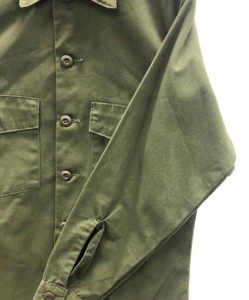 shirt（シャツ）shirt (シャツ) ユーティリティシャツ カーキ サイズ:14 1/2の古着・服飾アイテム