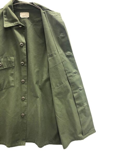 shirt（シャツ）shirt (シャツ) ユーティリティシャツ カーキ サイズ:14 1/2の古着・服飾アイテム