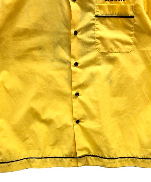 BRIXTON（ブリクストン）BRIXTON (ブリクストン) ボーリングシャツ イエロー サイズ:Mの古着・服飾アイテム
