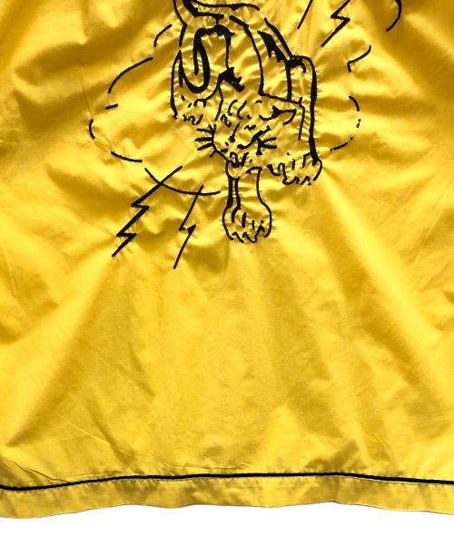 BRIXTON（ブリクストン）BRIXTON (ブリクストン) ボーリングシャツ イエロー サイズ:Mの古着・服飾アイテム