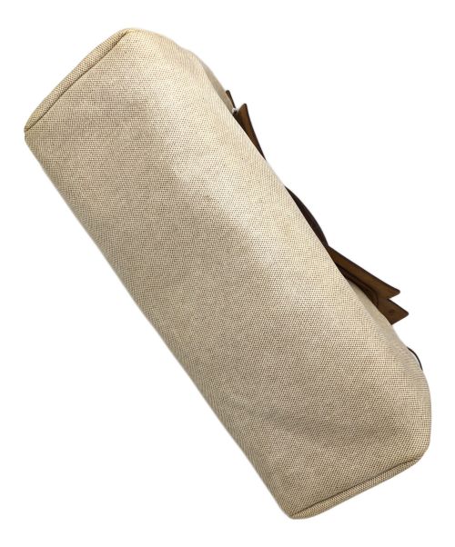 HERMES（エルメス）HERMES (エルメス) エールバッグMM ベージュ×ブラウン サイズ:MMの古着・服飾アイテム