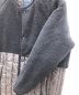 中古・古着 LAVENHAM (ラベンハム) 切替ノーカラーコート SHERPA PALGRAVE ネイビー サイズ:36：15000円