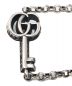 GUCCI (グッチ) シルバージュエリー ダブルG キーブレスレット サイズ:17：20000円